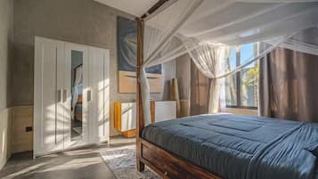 Design-villa - 3 soveværelser - privat pool | Egyptiske bomuldslagner, premium-sengetøj, pengeskab på værelset