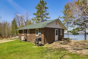 Exterior - For Anglers & Boaters! Beachfront Gull Lake Cabin (Tenstrike)
