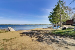 Beach - Minnesota Lake Escape! Waterside Resort Cabin (Tenstrike)