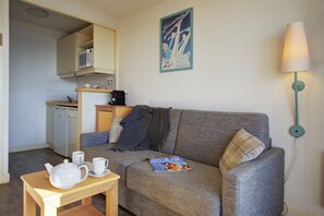 Living area - Stunning Pyrenees Apartment for 4 (Font Romeu Ermitage)