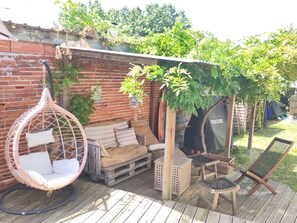 Terrace/patio - Charming house - Swimming pool - Bassin Arcachon (Audenge)