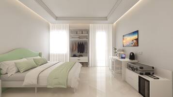 Suite, Balcony, City View | In-room safe, desk, iron/ironing board, free WiFi