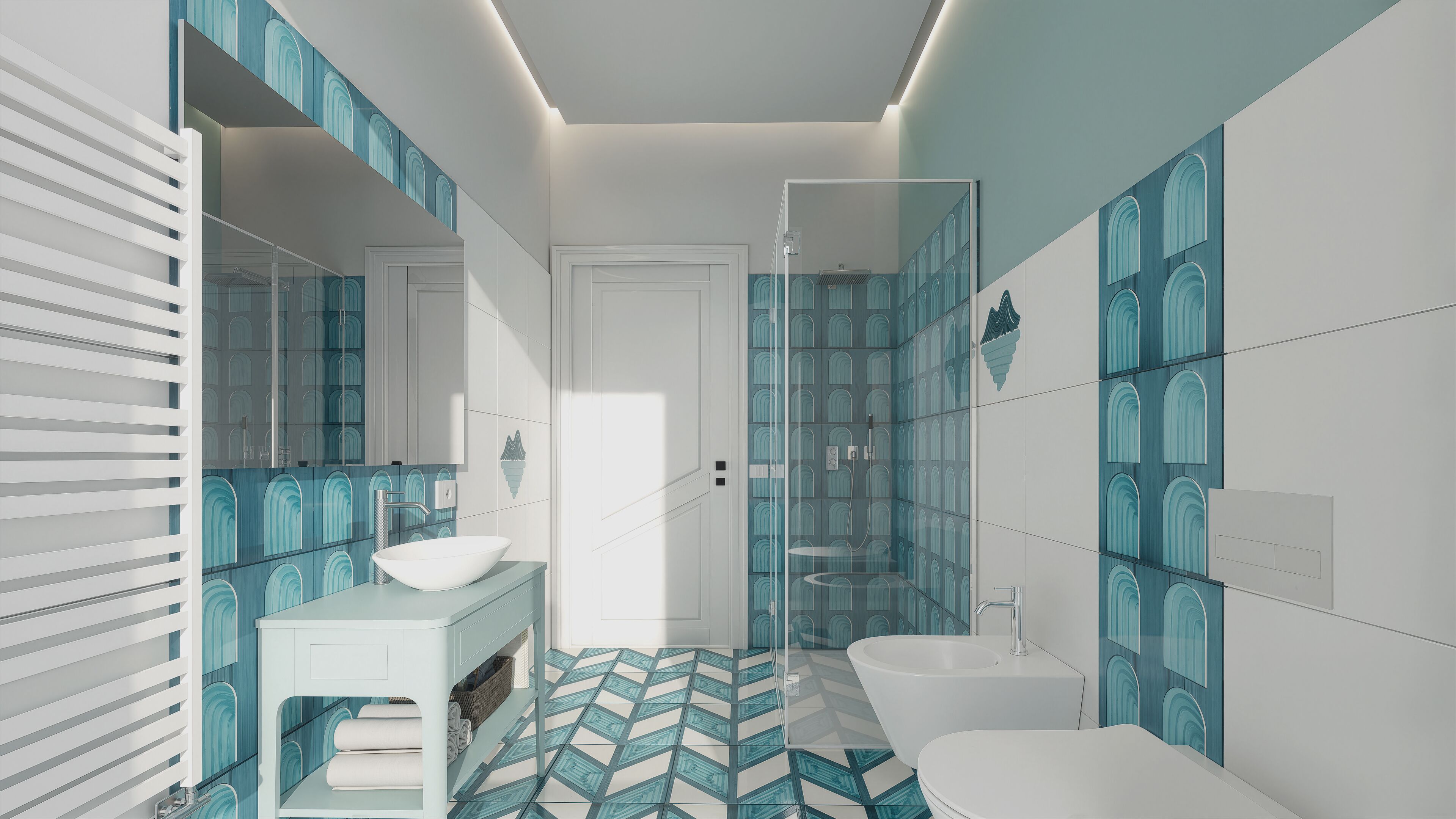 Suite, Balcony, City View | Bathroom | Shower, hair dryer, towels, soap