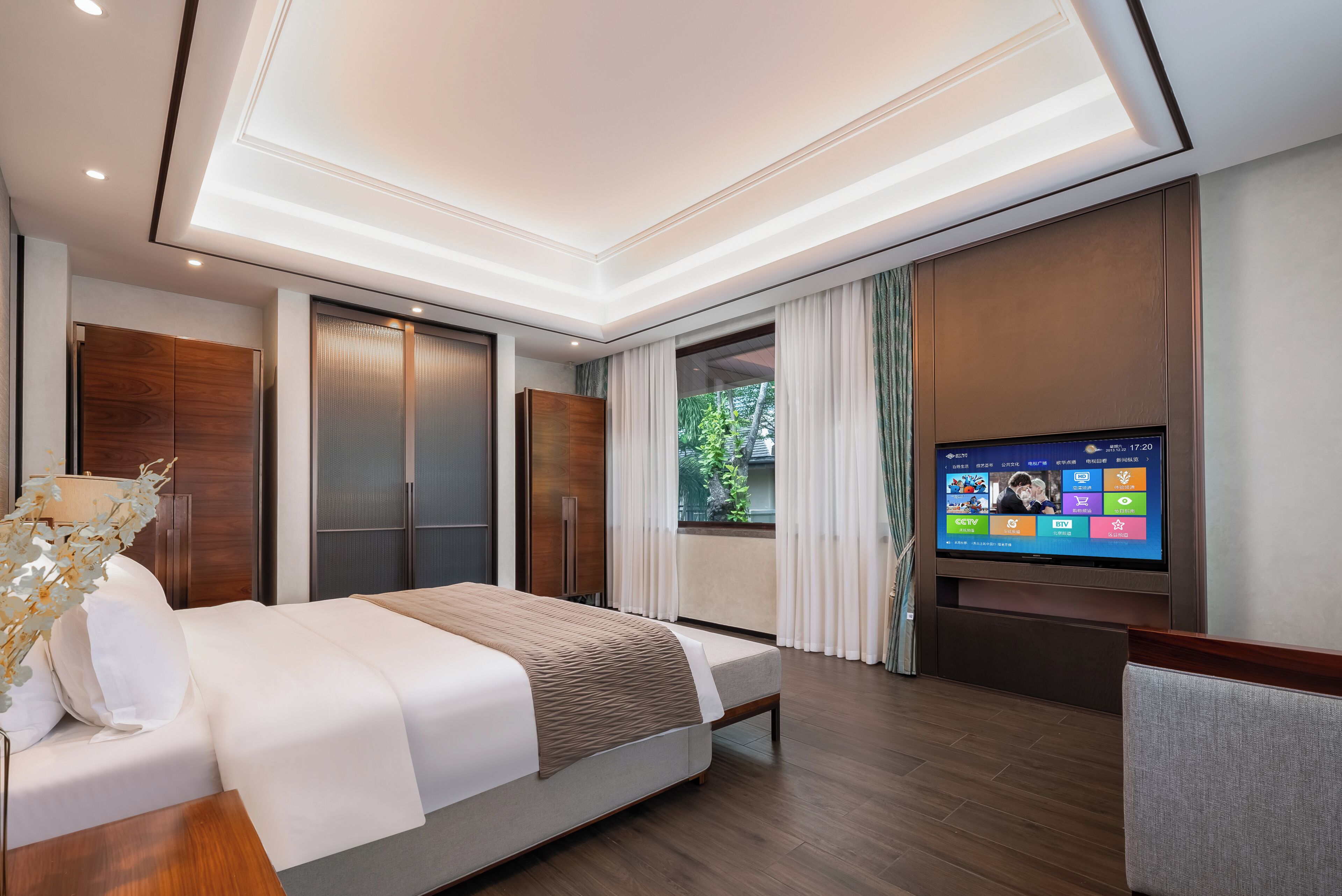 Classic Triple Room, Patio, Pool View | Iron/ironing board (on request), free WiFi