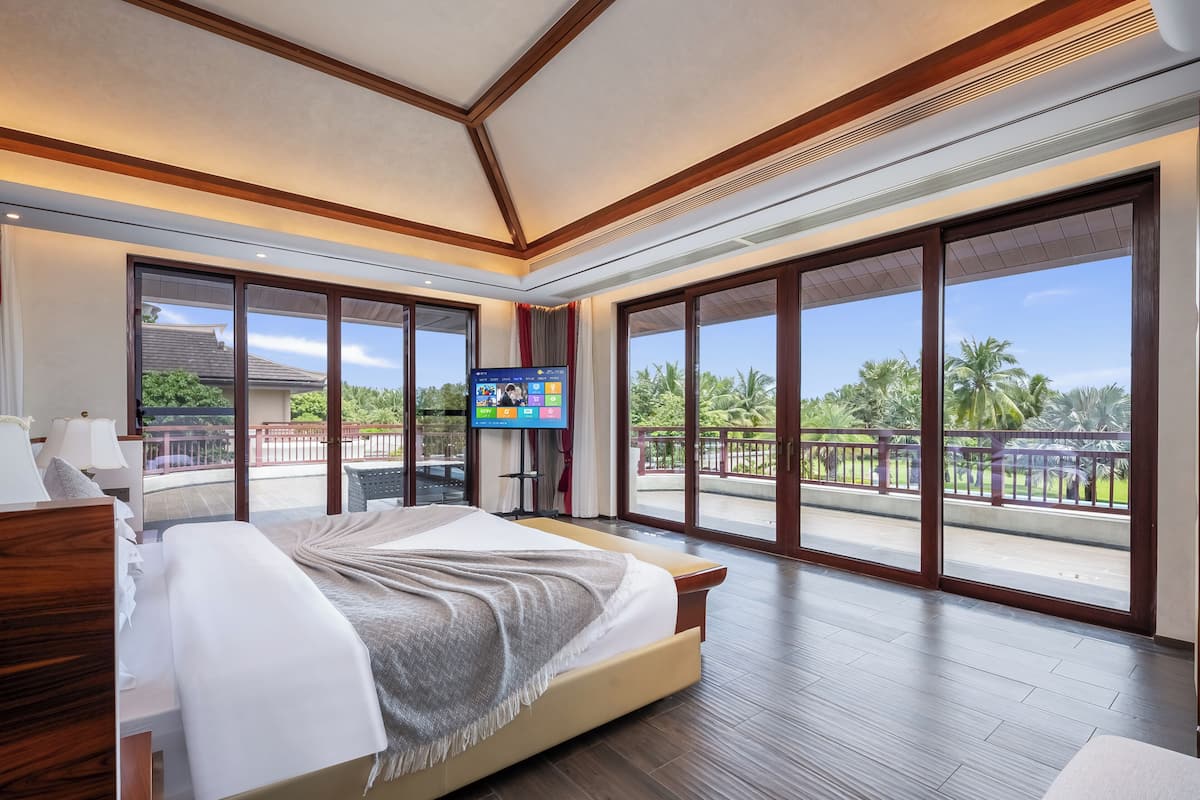Classic Triple Room, Patio, Pool View | Iron/ironing board, free WiFi