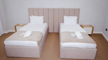 Twin Room | Desk, laptop workspace, iron/ironing board (on request), WiFi (free)