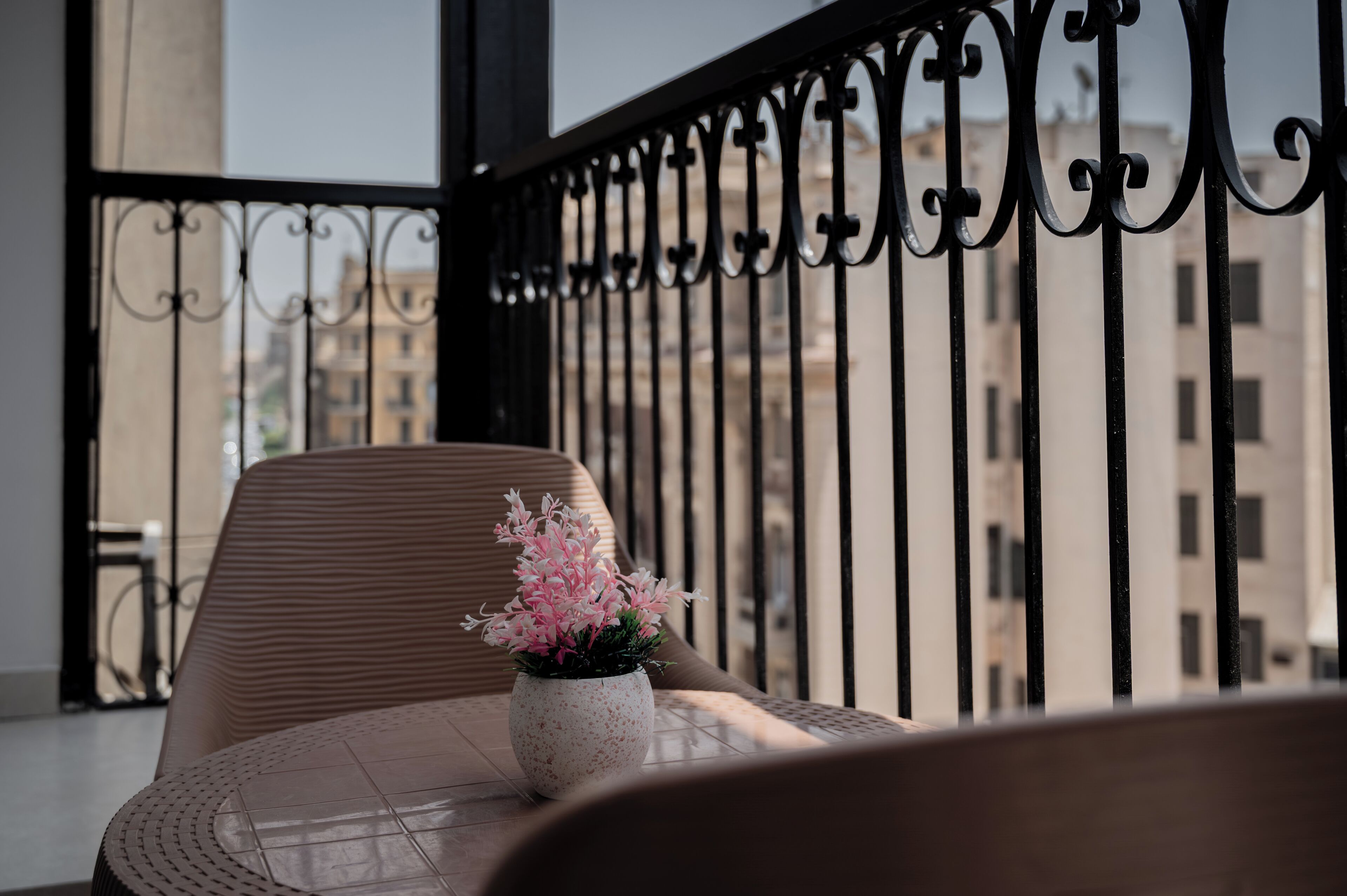 Superior Triple Room, City View | Terrace/patio