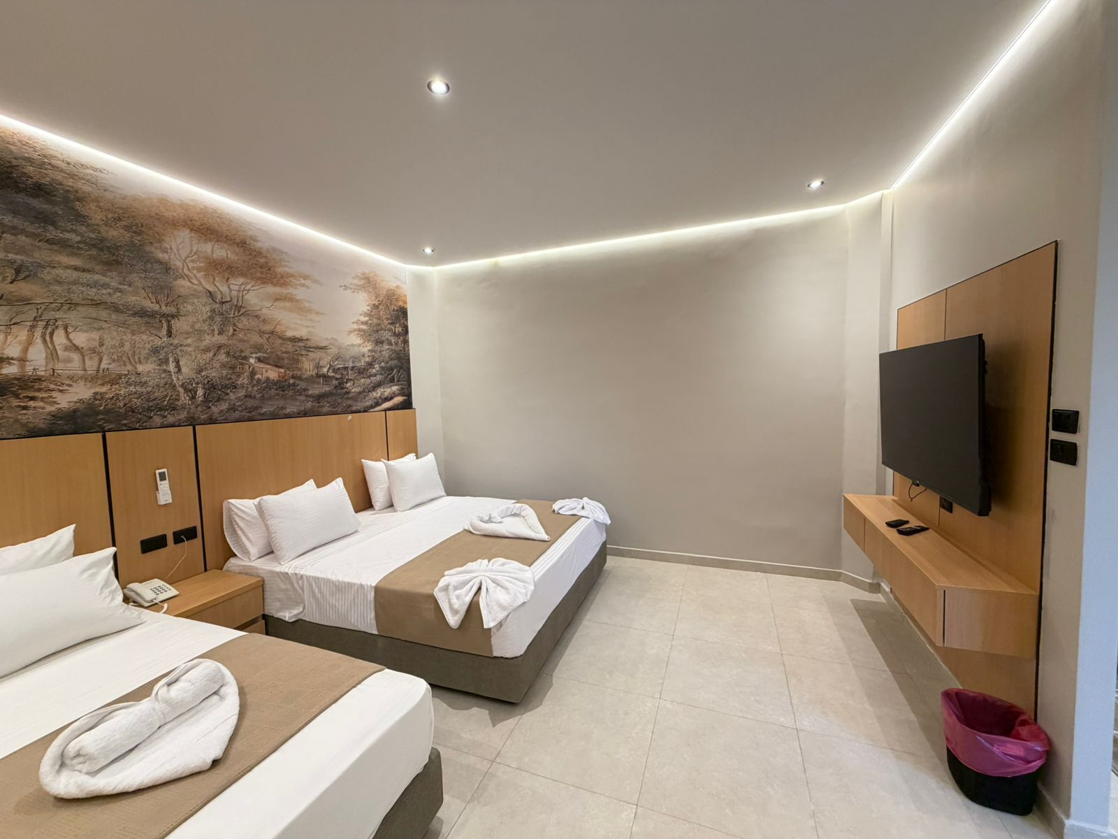 Habitación Confort con 2 camas individuales | Caja fuerte, escritorio, wifi gratis