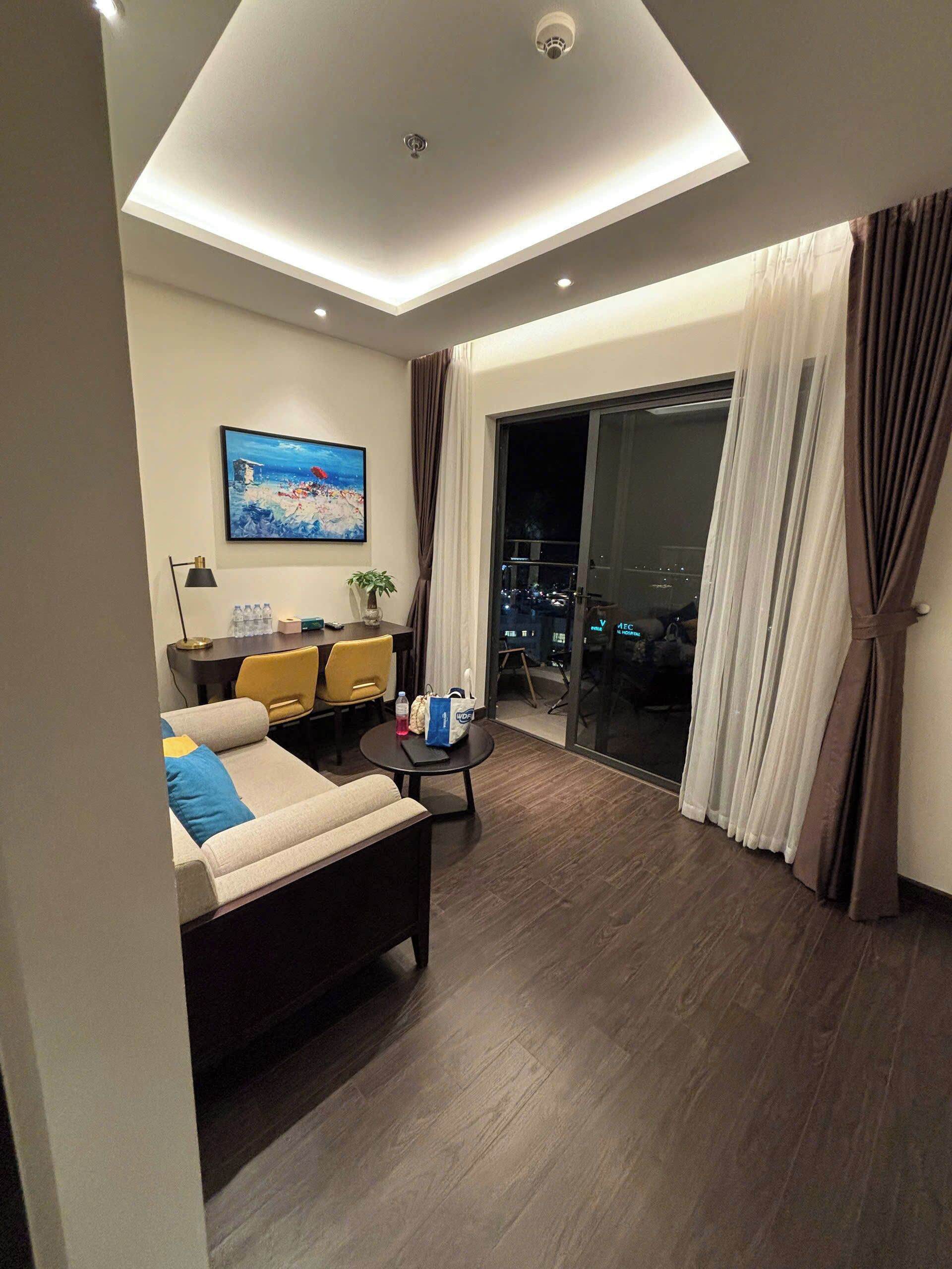 Family Apartment, City View | Desk, laptop workspace, free WiFi