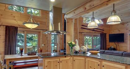 Beach & Dock Access! Waterfront Payette Lake Home