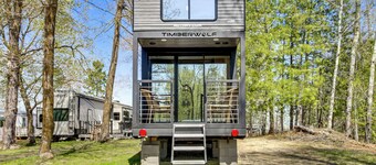 Steps to Gull Lake! Modern RV Stay w/ Resort Perks