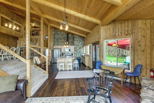 Private Dock & Gull Lake Access! Spacious Retreat