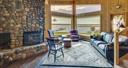 Private Dock & Gull Lake Access! Spacious Retreat