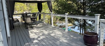 Beautiful 4-bedroom, lakeside home in Lyman, Maine.
