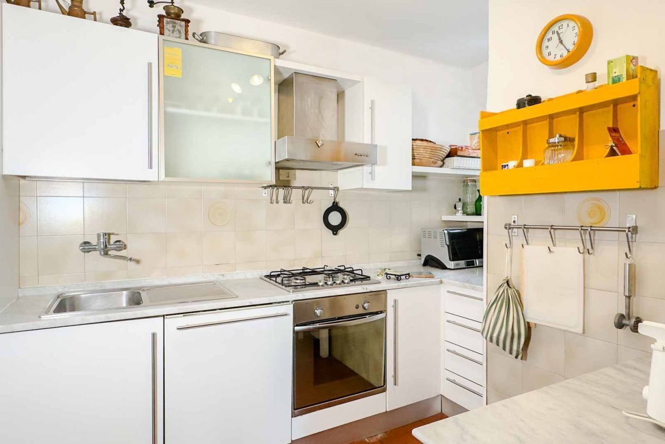 Fridge, microwave, dishwasher