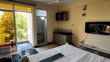 Iron/ironing board, WiFi, bed sheets