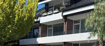 Our apartments are just a 3-minute walk from the beach