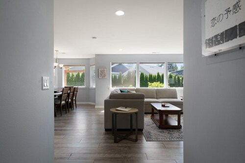 Blaine Breezes by Gather: Coastal Home w/ Backyard, Beach Access & A/C