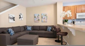 Living area - Modern Townhome Minutes to Disney • Pool (Kissimmee)