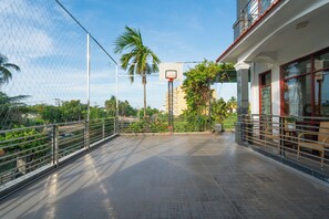 Deluxe Double Room, Patio, River View | Property grounds - New Moon Villa (Hoi An)