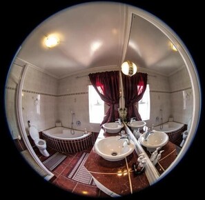 Deluxe Apartment, Balcony, Garden View | Bathroom | Free toiletries, hair dryer, towels, soap - ARISTA GUESTHOUSE  (Bloemfontein)