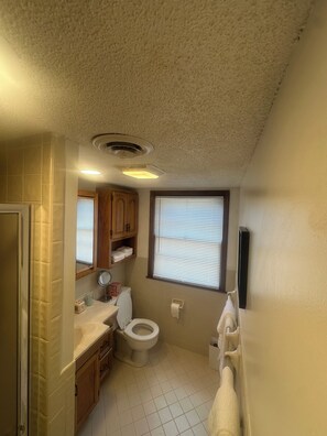 Bathroom - Paris of the Plains Spacious 4-bedroom house in welcoming Overland Park with AC (Overland Park)