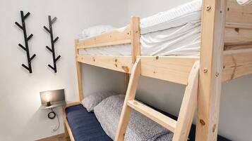 2 bedrooms, iron/ironing board, travel crib, WiFi