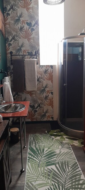 Bathroom - Vrbo Property (Saint-Julien-de-Coppel)