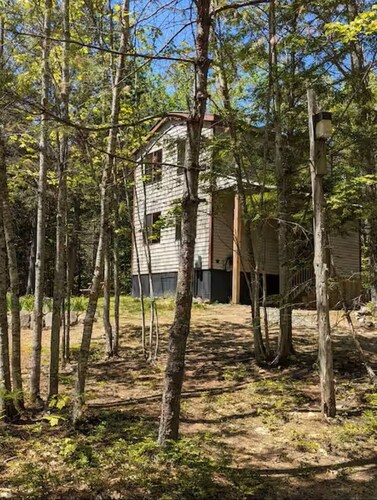 Cozy, Private 1-bedroom house with stream frontage in tranquil Bridgton with AC