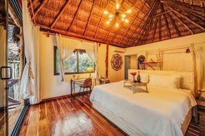 1 slaapkamer, een bureau, gratis wifi, beddengoed