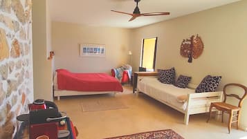 1 bedroom, travel crib, free WiFi, bed sheets