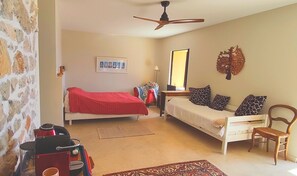 1 bedroom, travel cot, free WiFi, bed sheets