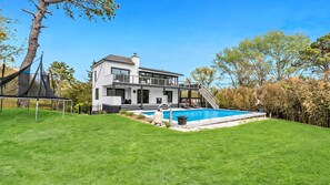 Exterior - Contemporary Shinnecock Hills Estate: Saltwater Heated Pool, Perfect Escape... (Southampton)