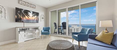 Apartamento, varias camas (Vantage Vues) | Zona de estar