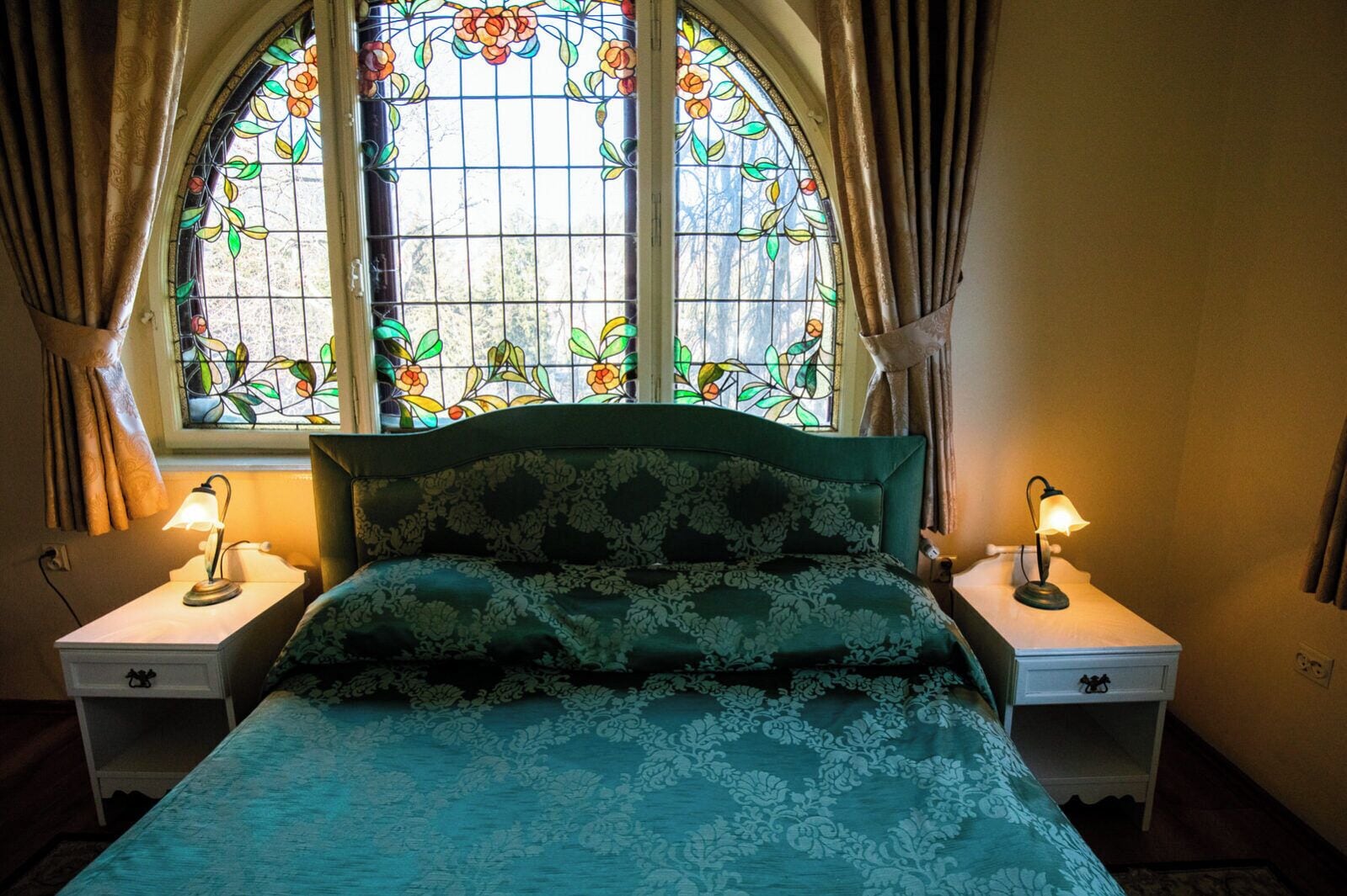Kamar Double Comfort, pemandangan gunung, menara | Seprai premium, Wi-Fi gratis, dan seprai linen