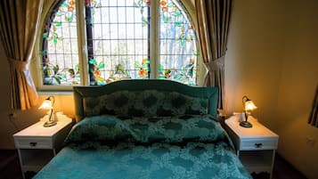 Kamar Double Comfort, pemandangan gunung, menara | Seprai premium, Wi-Fi gratis, dan seprai linen