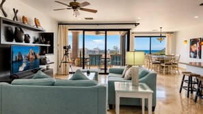 Smart TV - Luxury 3BR Condo in Pedregal • Walk to Marina & Resort Amenities (Cabo San Lucas)