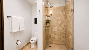 Shower, hair dryer, towels, soap - Luxury 3BR Condo in Pedregal • Walk to Marina & Resort Amenities (Cabo San Lucas)