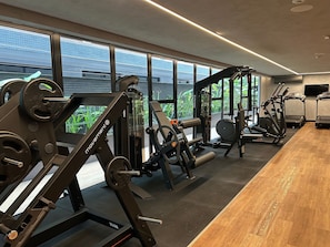 Apartment | Fitness facility - Bela Hospedagem - Luxo 359 Hit Cb Branco (João Pessoa)