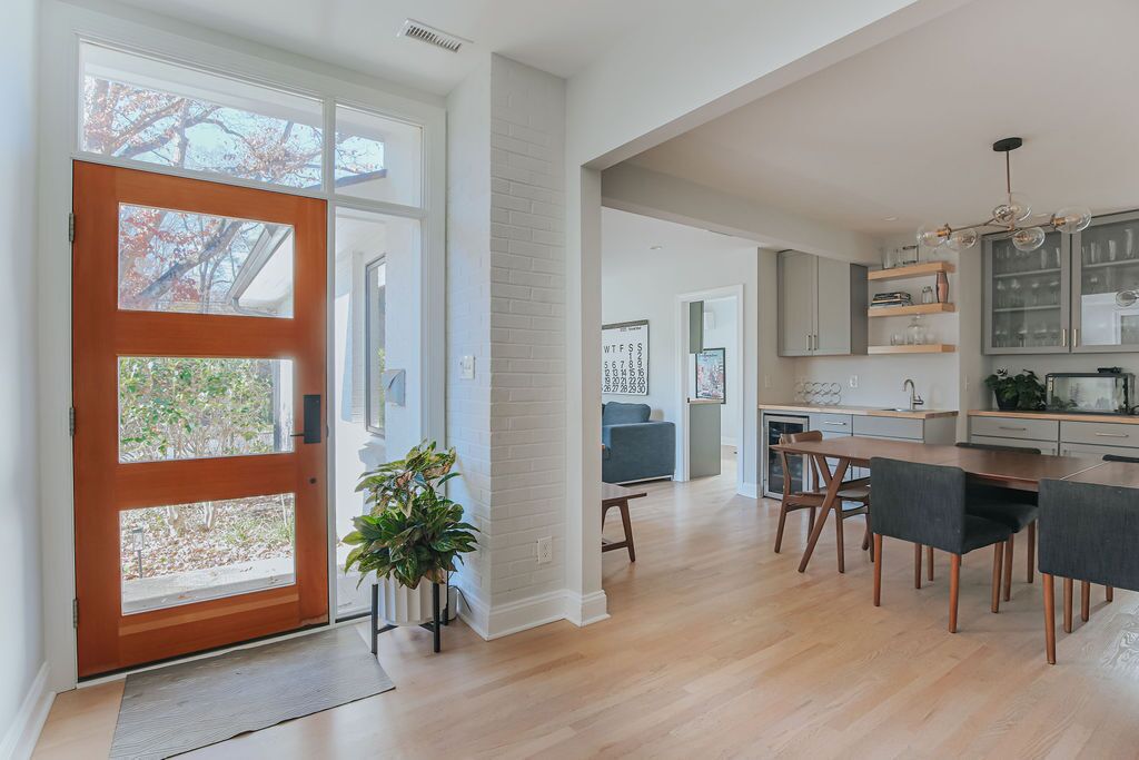 Hus - privat badeværelse (Hardwood Hall) | Spiseområde