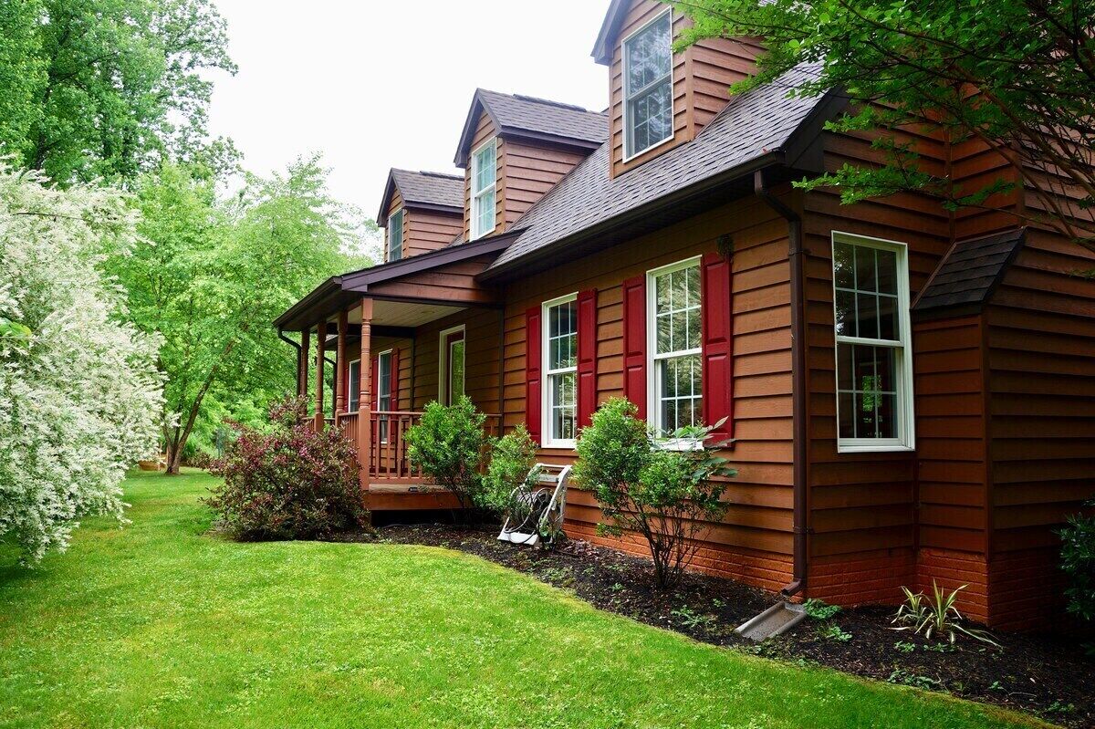 Ferienhütte, eigenes Bad (The Pond Cabin) | Badezimmer