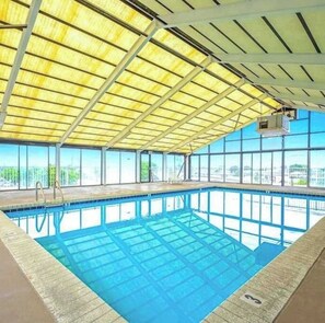 Indoor pool - Sun, Sand, & Serenity: Beautiful 2 Bed, 2 Bath Ocean Block in North Ocean City (Ocean City)