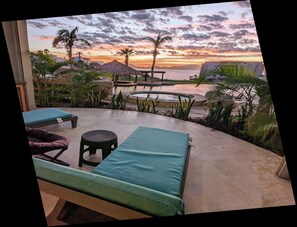 Terrace/patio - Oceanfront Cabo Retreat • Stunning Arch and Sunset Views • Snorkeling Beach (Cabo San Lucas)