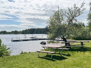 Outdoor dining - 5 Person Holiday Home in Kristdala (Kristdala)
