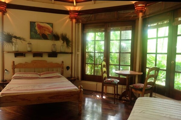 Double Room, Garden View | In-room safe, desk, laptop workspace, soundproofing