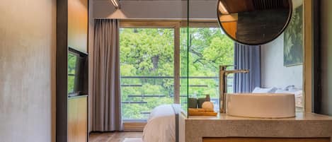 Luxury Double Room, Balcony, Mountain View