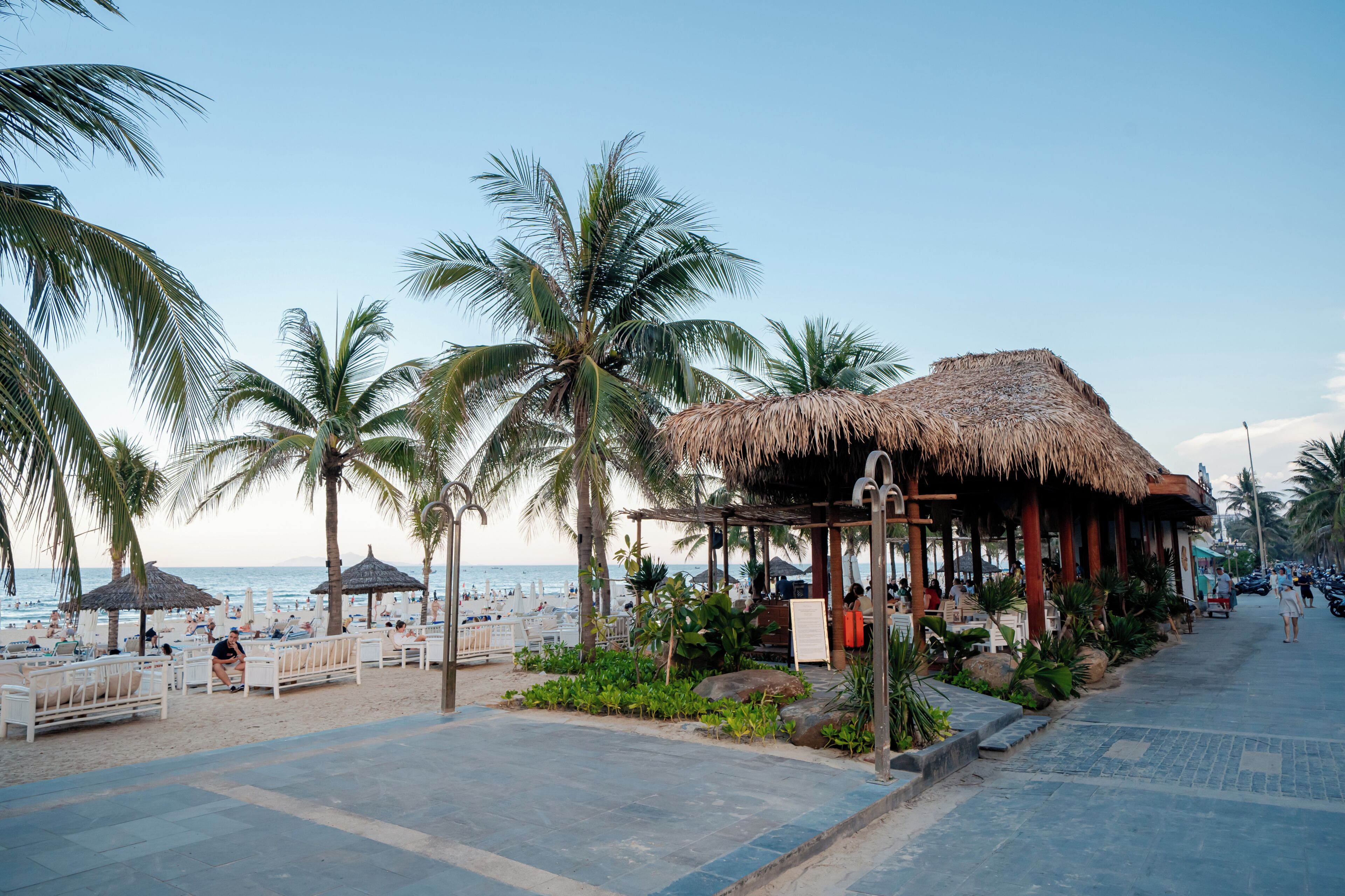 Beach nearby, beach cabanas, beach umbrellas, beach towels