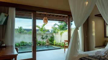 Comfort-Villa, Balkon, Gartenblick | Zimmersafe, Schreibtisch, Bügeleisen/Bügelbrett, kostenloses WLAN