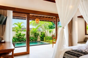 Comfort Villa, Balcony, Garden View | In-room safe, desk, iron/ironing board, free WiFi - Akar villa  (tegalalang)