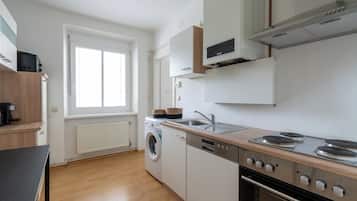 Apartamento Confort, 1 cama de matrimonio con sofá cama | Cocina privada